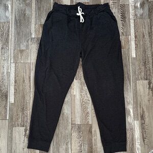 Freefly Black Joggers with Drawstring Waist